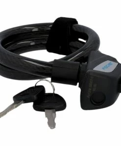 Großhandel 👍 Fischer Fahrrad FISCHER Seil-Fahrradschloss Länge: 600 Mm Schwarz 🧨