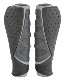 Am billigsten 😉 FISCHER Fahrrad Lenkergriffe "Trio" Grau/schwarz 🎉