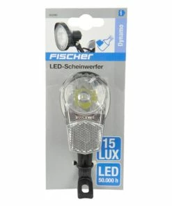 Coupon 🔥 Fischer Fahrrad Fischer LED Dynamo-Scheinwerfer Mit Frontreflektor 25 Lux ⌛