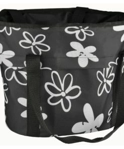 Am billigsten 🤩 FISCHER Fahrrad-Lenker-Einkaufstasche Schwarz/weiß ⭐