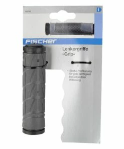 Budget 🎉 Fischer Fahrrad Fischer Uni Grip Fahrradlenkergriffe, Grau/Schwarz, One Size 👏