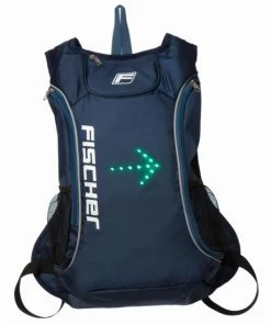 Aktion ✨ Fischer Fahrrad FISCHER Rucksack Mit Blinkfunktion Mit Rechts- Und Linksblinker Dunkelblau 🔥