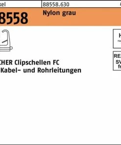 Besorgen 🔔 Fischer Fahrrad Fischer - Clipschelle - FC 12-16 GR - 50 Stk 🧨