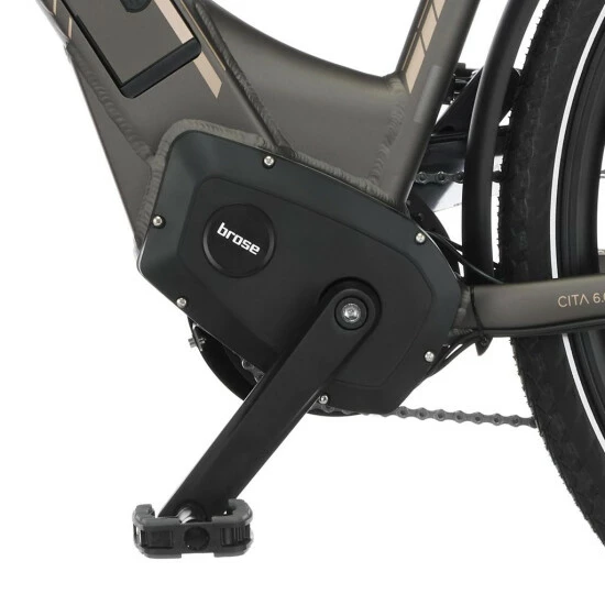 Blitzangebot 🎁 Fischer Fahrrad FISCHER E-Bike Pedelec City CITA 6.0i, Rahmenhöhe 44 Cm, 28 Zoll, Akku 504 Wh, Mittelmotor, Tiefer Einstieg, Kettenschaltung, Brose Display, Grau ❤️ – Bild 12