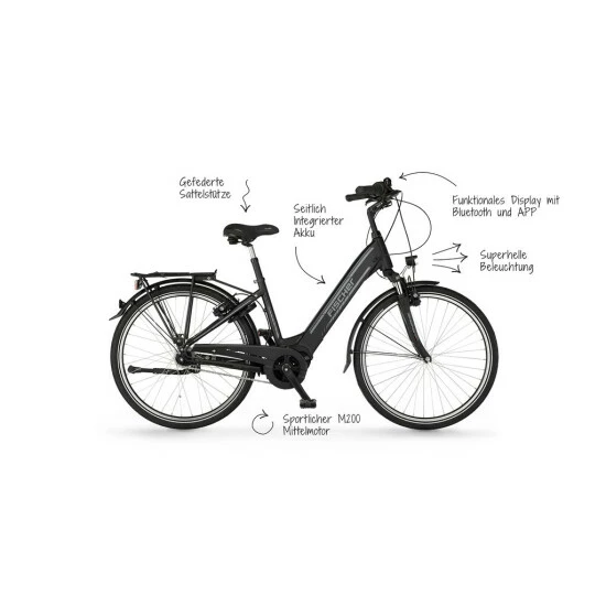 Beste Bewertungen von ⌛ Fischer Fahrrad FISCHER E-Bike Pedelec City CITA 4.1i, Rahmenhöhe 41 Cm, 28 Zoll, Akku 504 Wh, Mittelmotor, Tiefer Einstieg, Nabenschlatung, LCD Display, Schwarz 🎁 – Bild 4