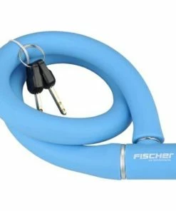 Budget 🔥 Fischer Fahrrad Fischer Kabelschloss Fashion Big, Blau ✨