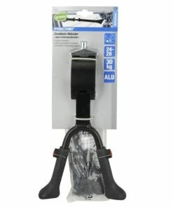 Brandneu 🔥 Fischer Fahrrad Zweibein-Ständer / Doppel-Ständer 24-28 - Schwarz ✨