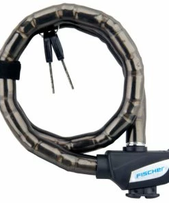 Rabatt 🎁 Fischer Fahrrad FISCHER Glieder-Fahrradschloss Länge: 700 Mm Schwarz 😀