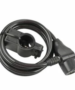 Brandneu 🎁 Fischer Fahrrad FISCHER Kabel-Fahrradschloss Länge: 1.800 Mm Schwarz 🔔