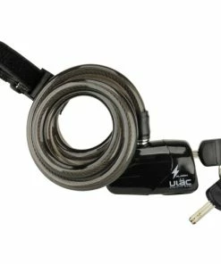 Schlussverkauf 😍 Fischer Fahrrad Fischer Alarm-Spiralschloss 110 DB, 120 Cm Lang 😍